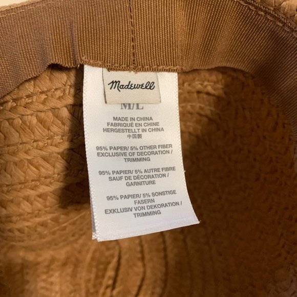 Madewell Packable Braided Straw Hat - Picture 2 of 3